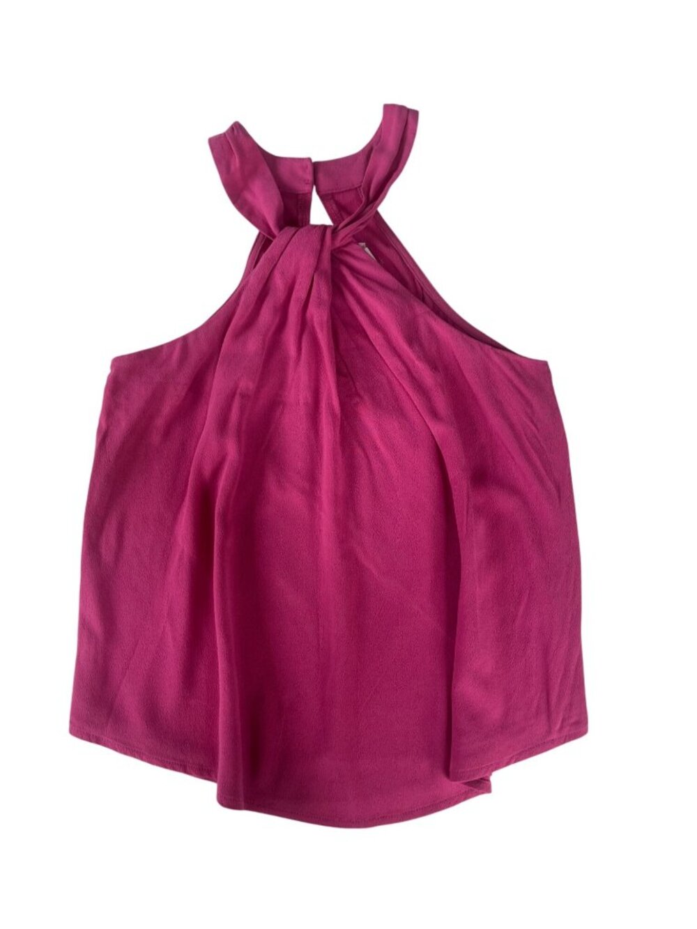 Love On A Hanger Sleeveless Shirt Halter Top Small Magenta‎ Pink New